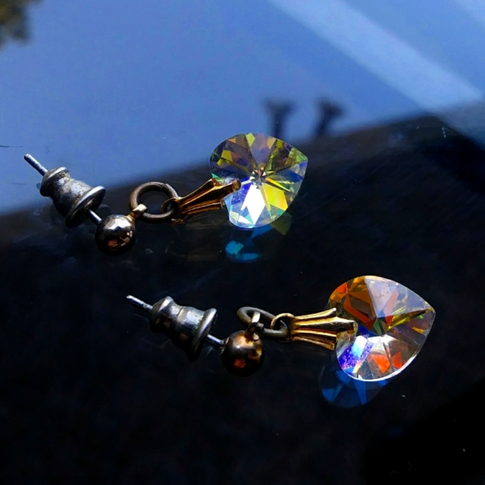 Vintage Heart Shaped Earrings